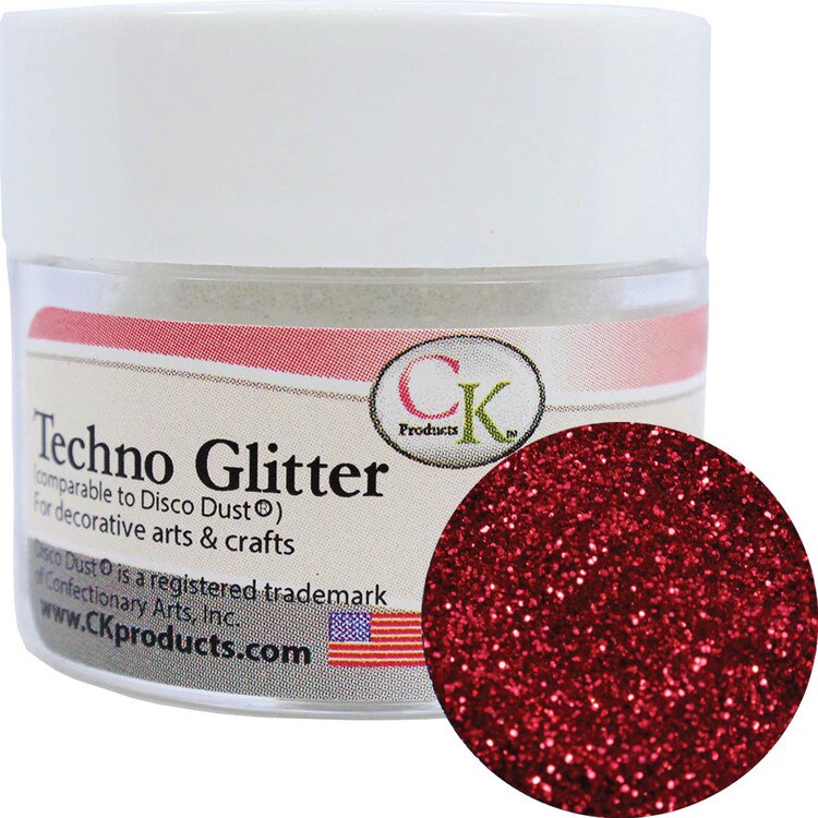 Disco Dust/Techno Glitter red